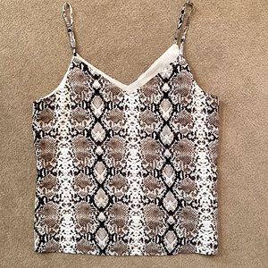 Banana Republic snake print cami